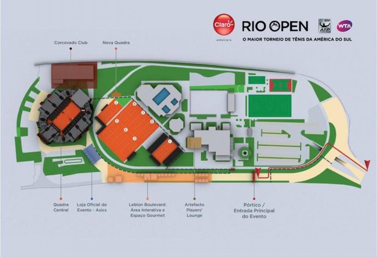Térkép Rio Megnyitásához