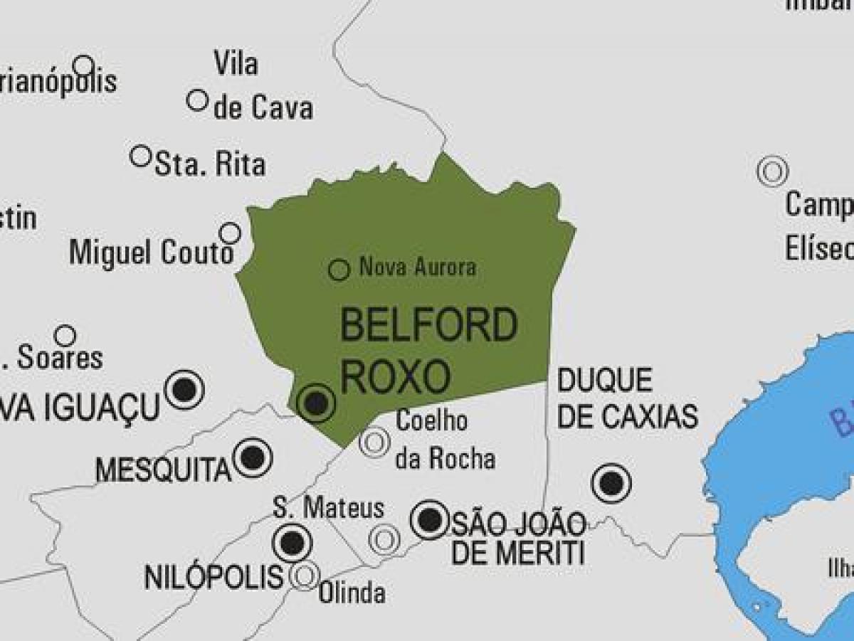 Térkép Belford Roxo önkormányzat