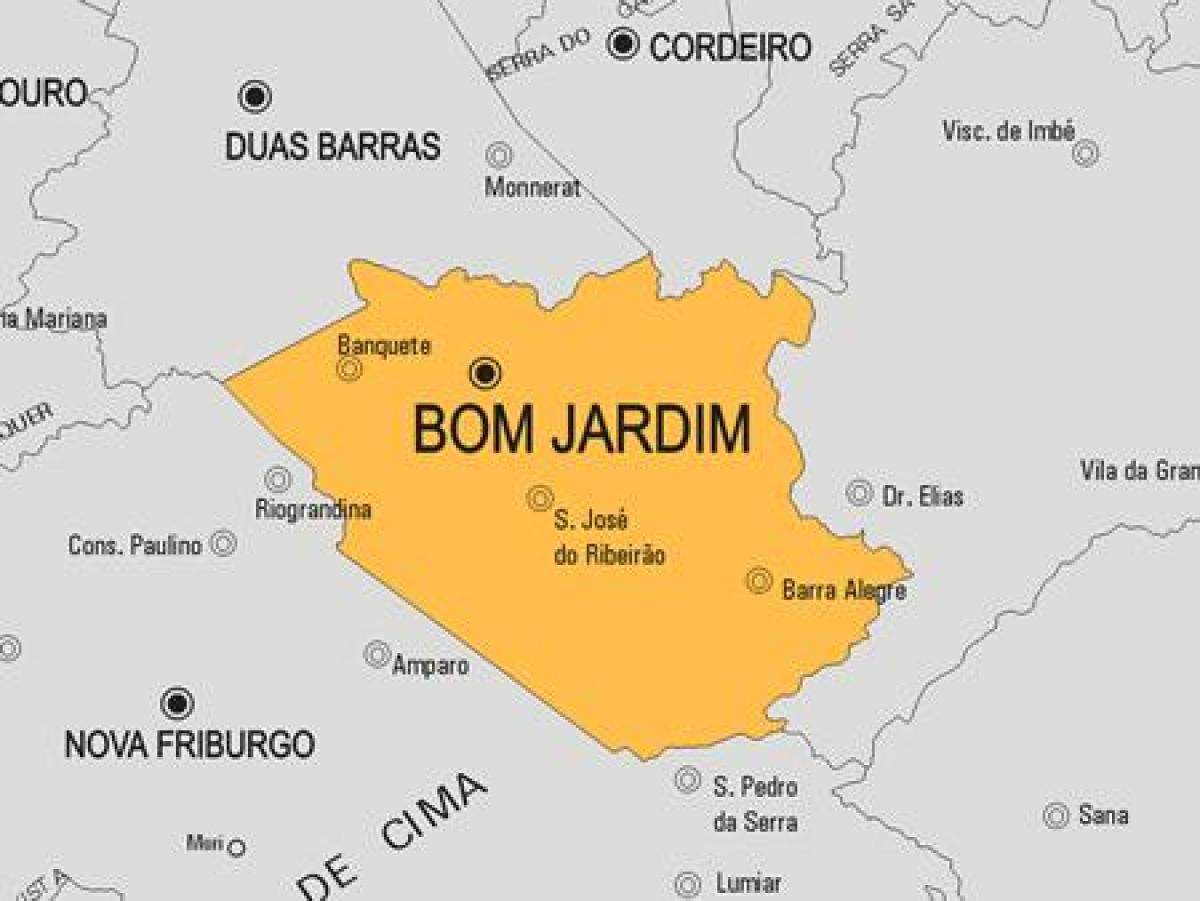 Térkép Bom Jardim önkormányzat