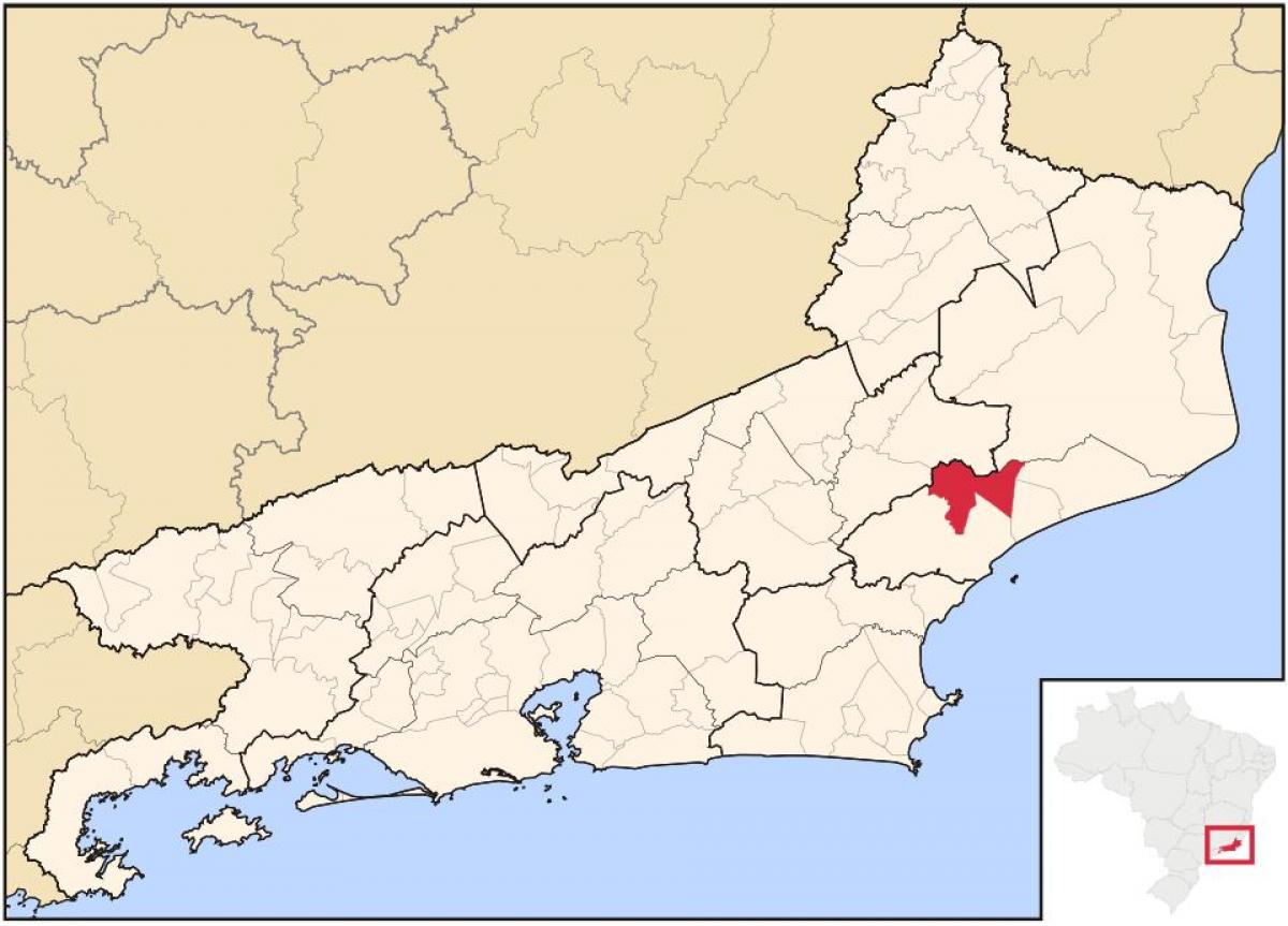 Térkép Conceição de Macabu