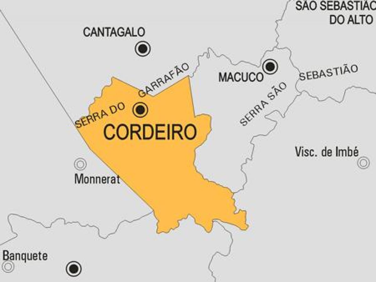 Térkép Cordeiro önkormányzat