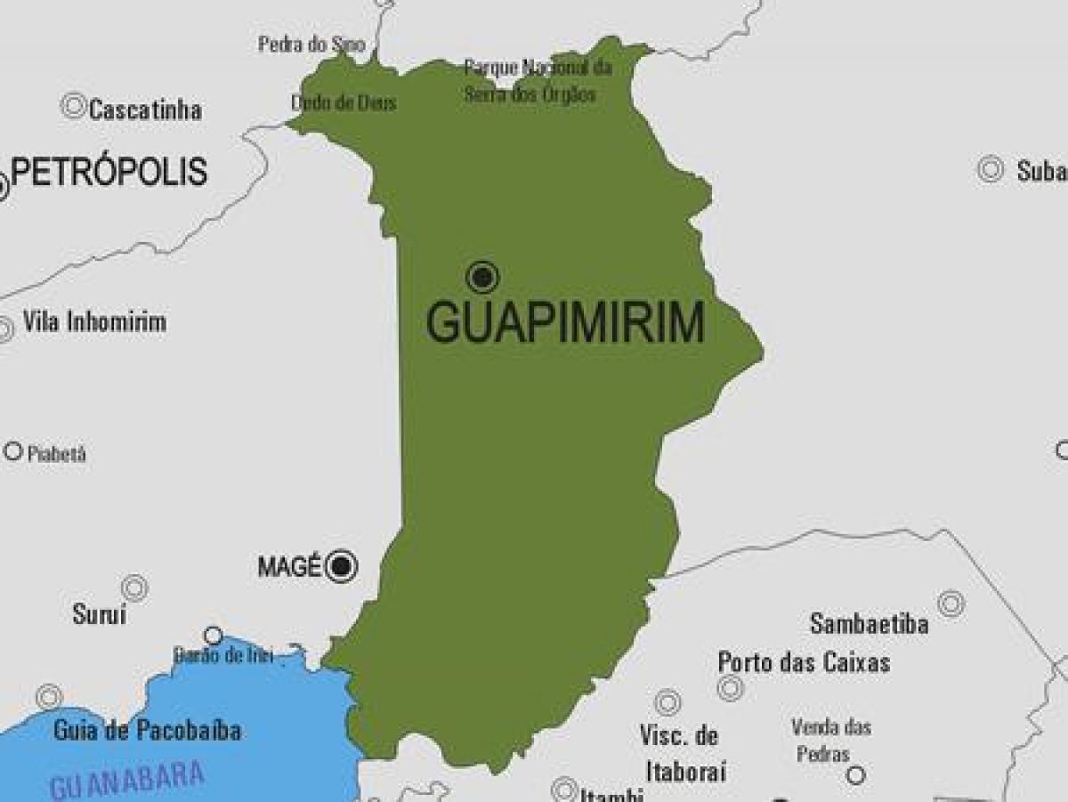 Térkép Guapimirim önkormányzat