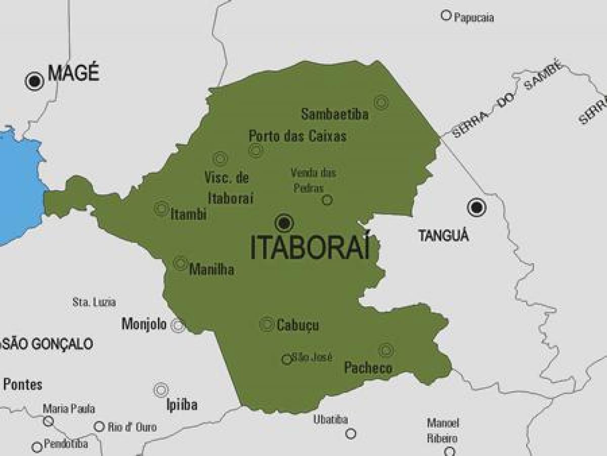 Térkép Itaboraí önkormányzat
