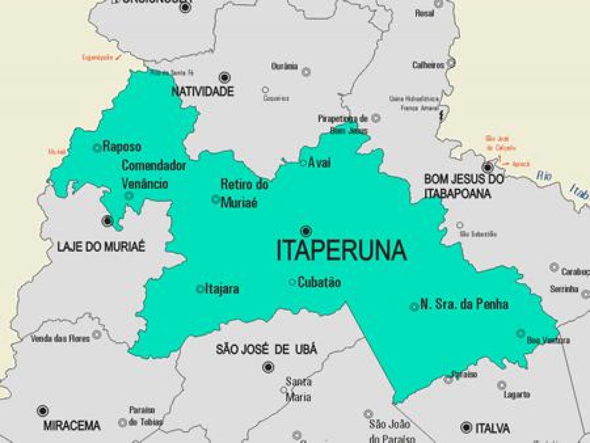 Térkép Itaperuna önkormányzat