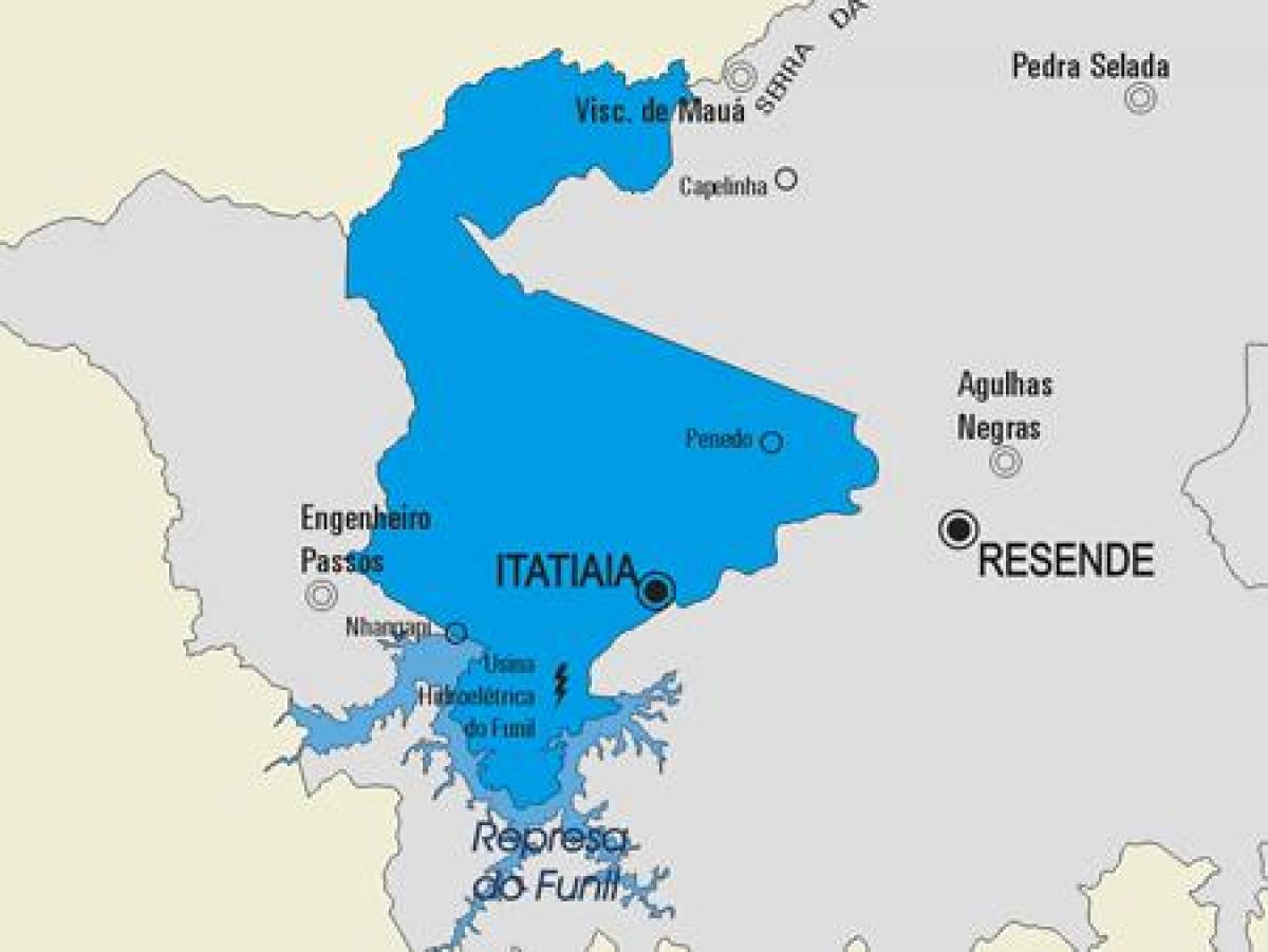 Térkép Itatiaia önkormányzat