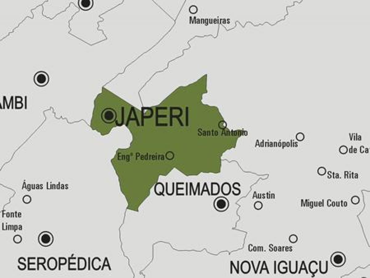 Térkép Japeri önkormányzat