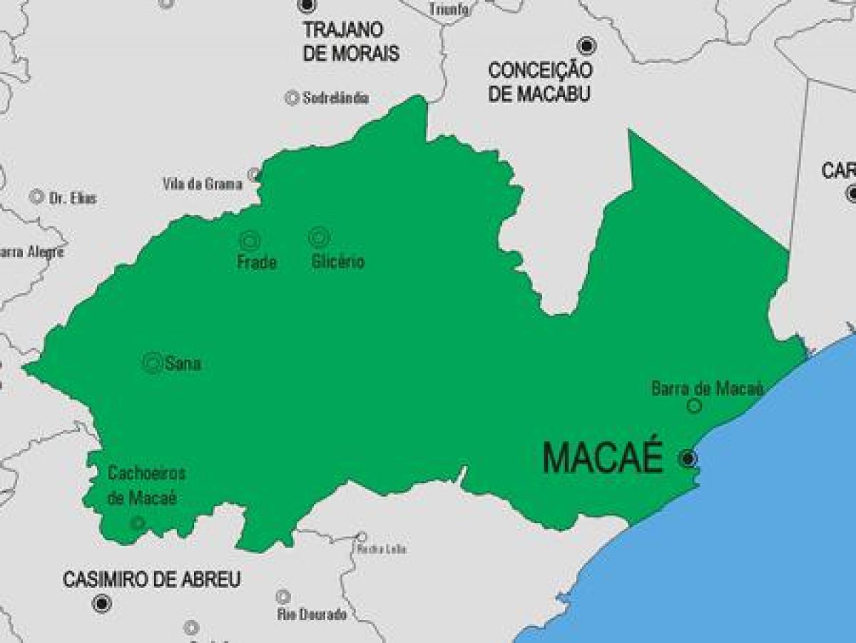 Térkép Macaé önkormányzat
