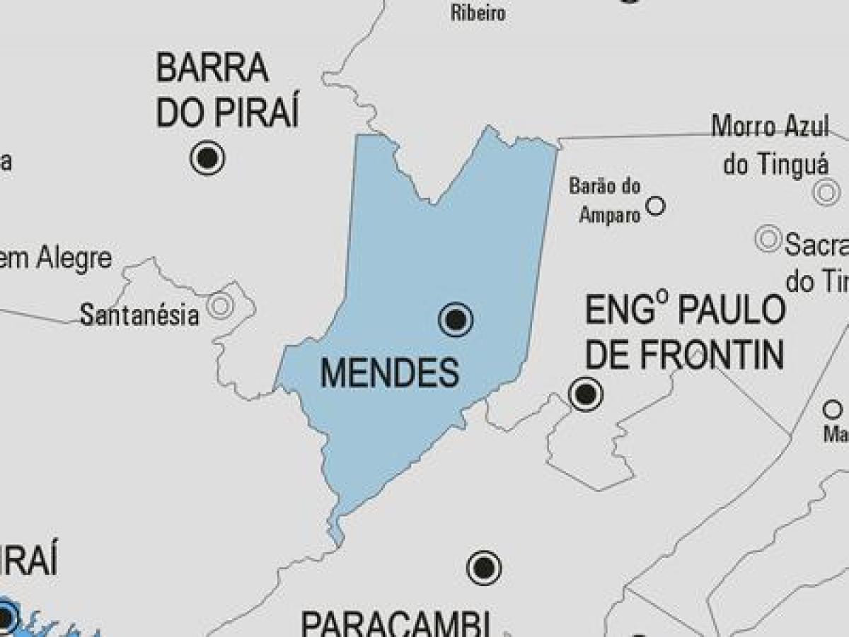 Térkép Mendes önkormányzat