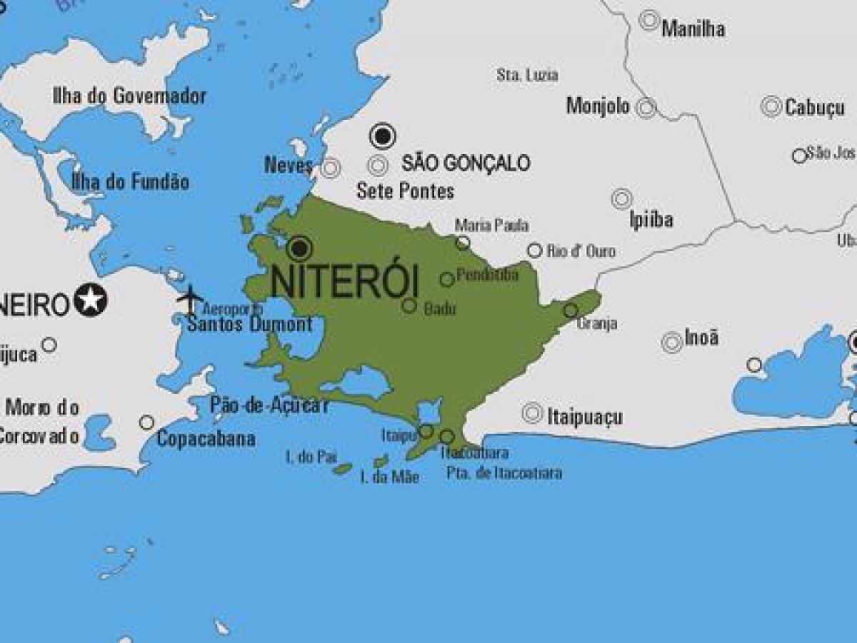 Térkép Niterói önkormányzat
