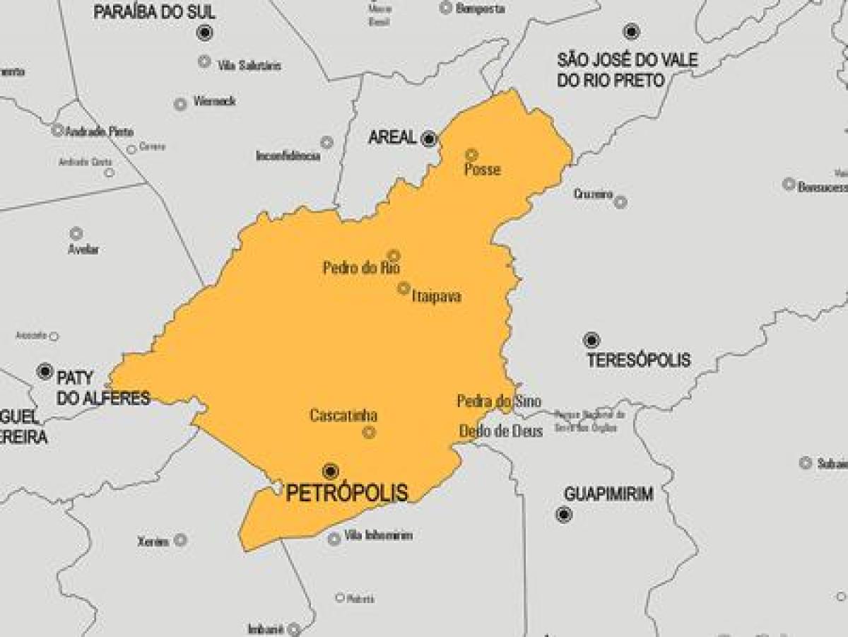 Térkép Petrópolis önkormányzat