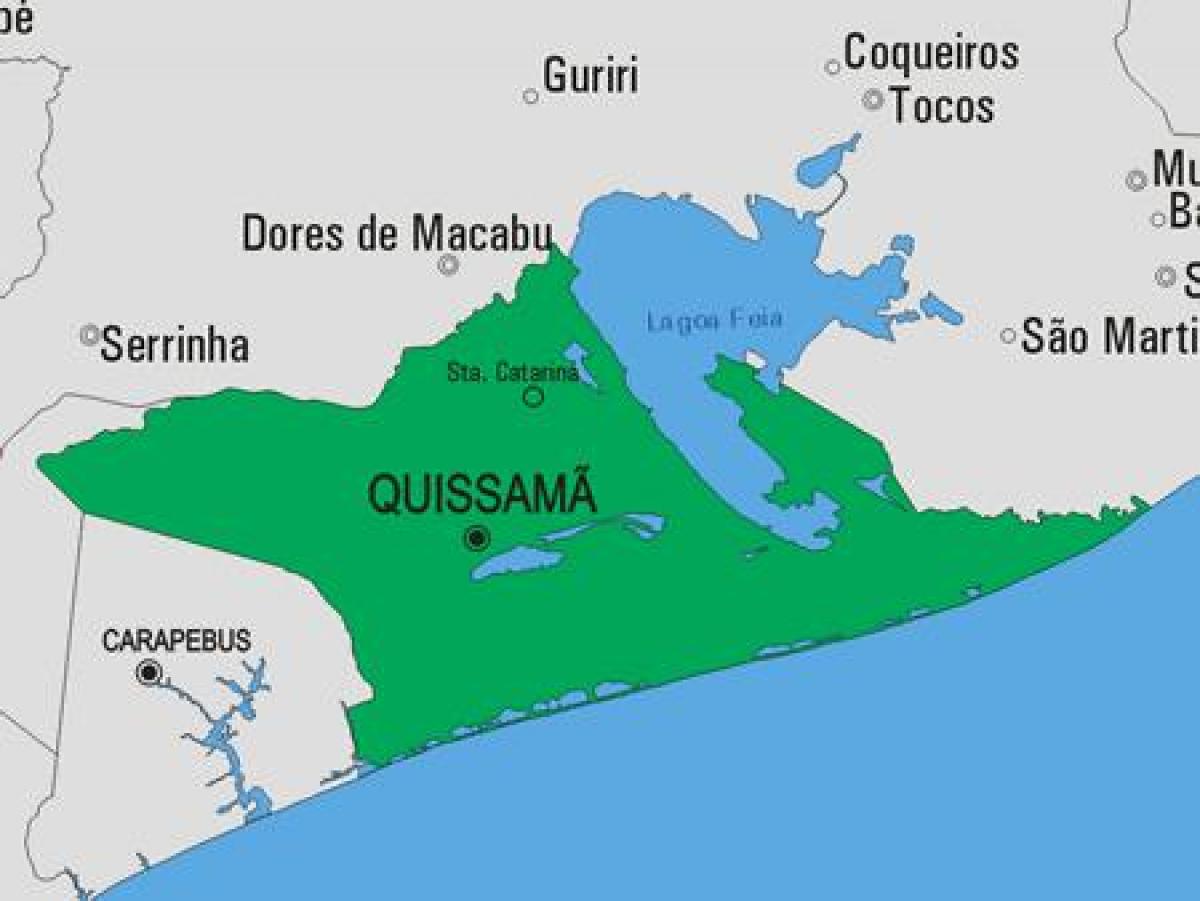 Térkép Quissamã önkormányzat