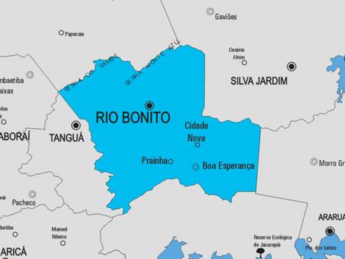 Térkép Rio das Flores önkormányzat