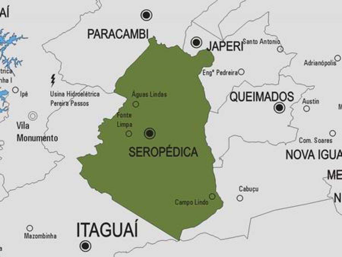 Térkép Seropédica önkormányzat