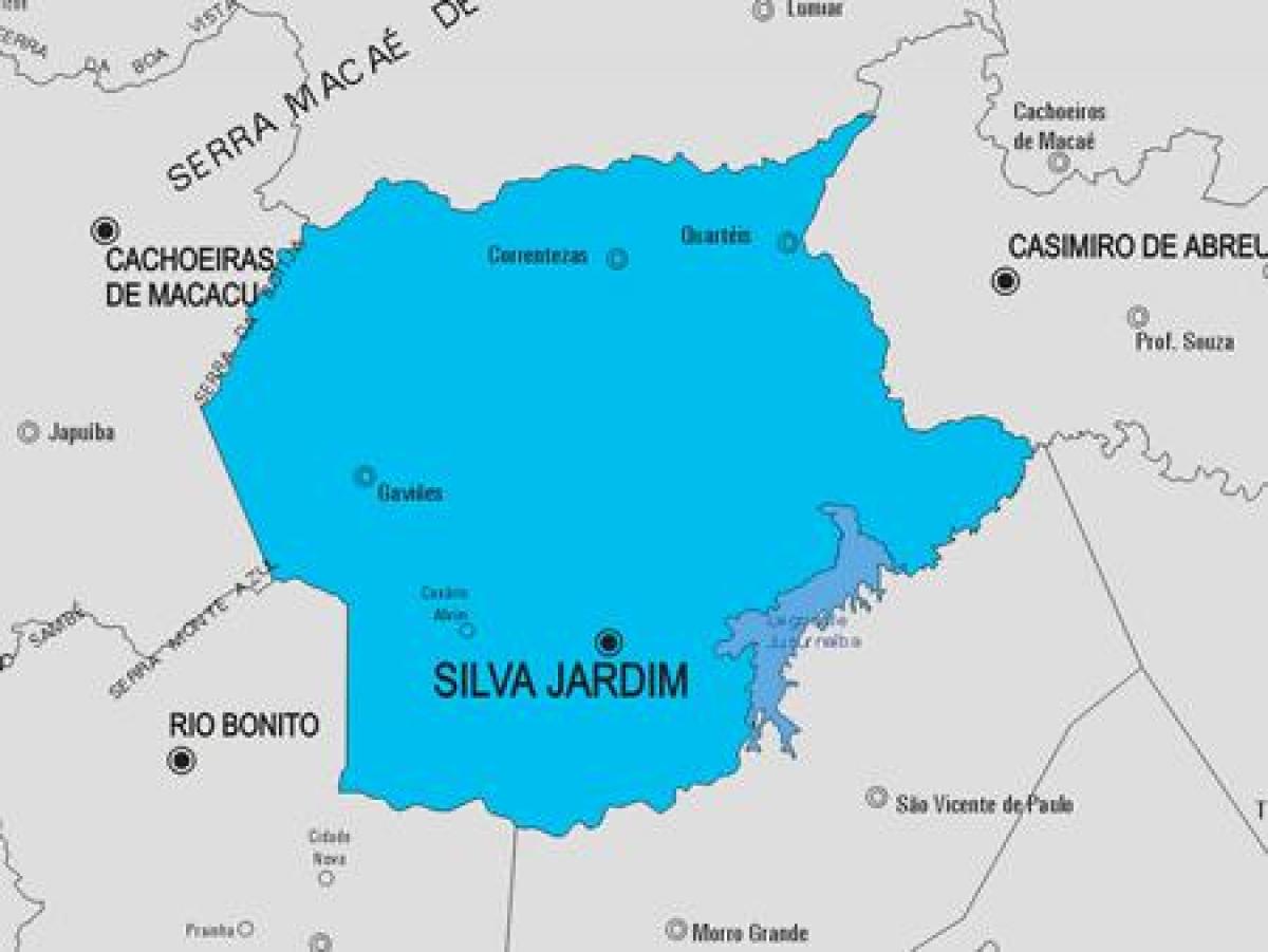 Térkép Silva Jardim önkormányzat