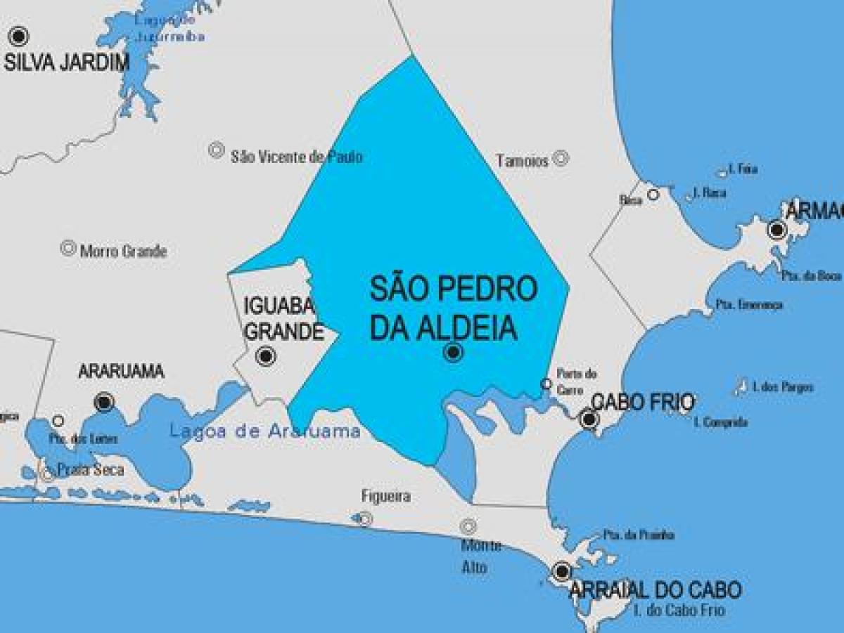 Térkép São Pedro da Aldeia önkormányzat