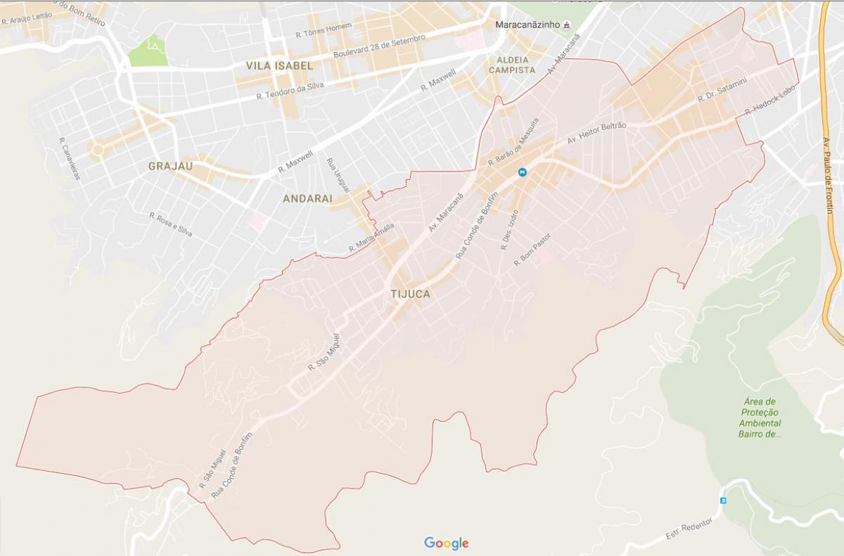 Térkép Tijuca