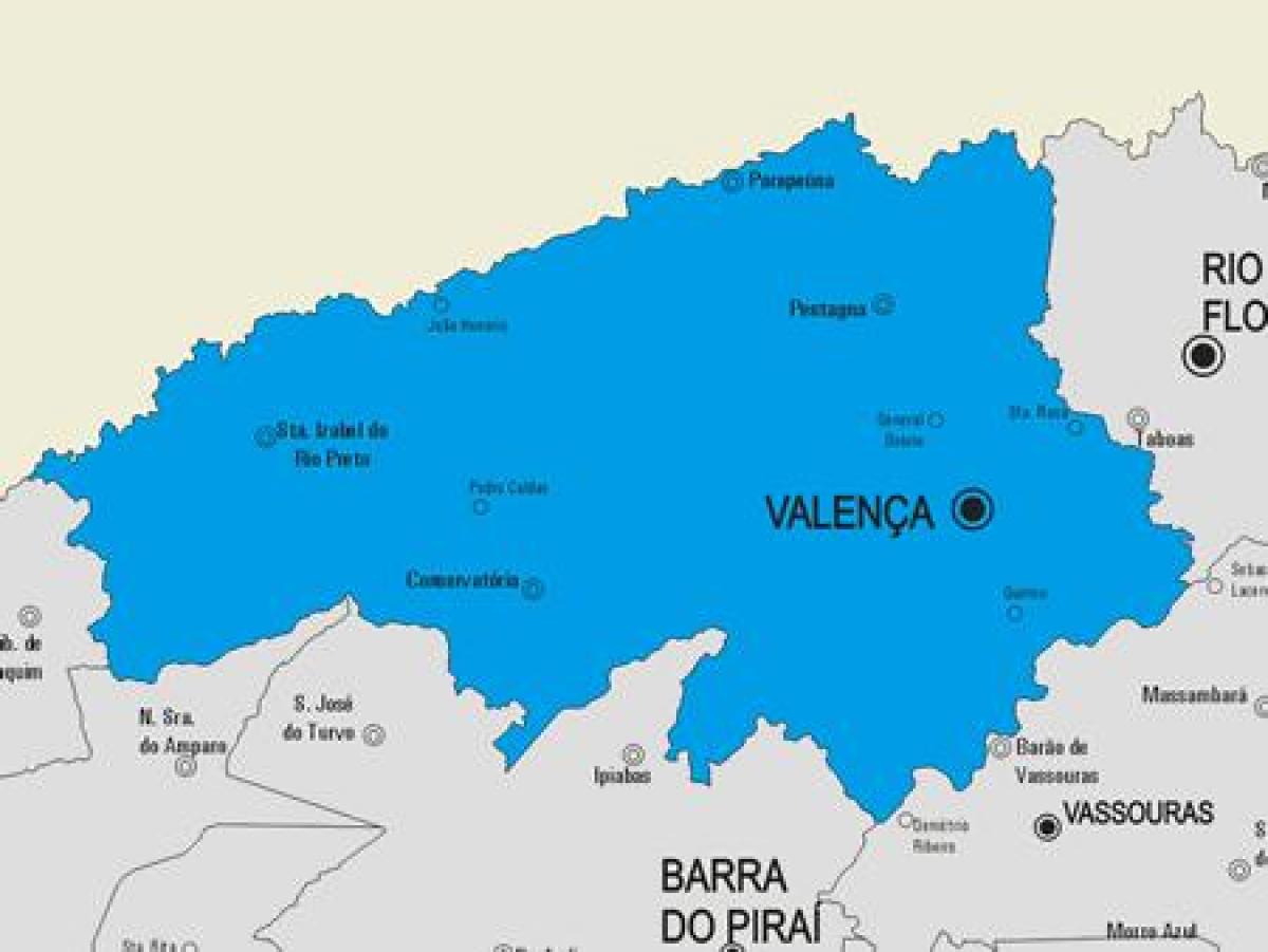 Térkép Valença önkormányzat