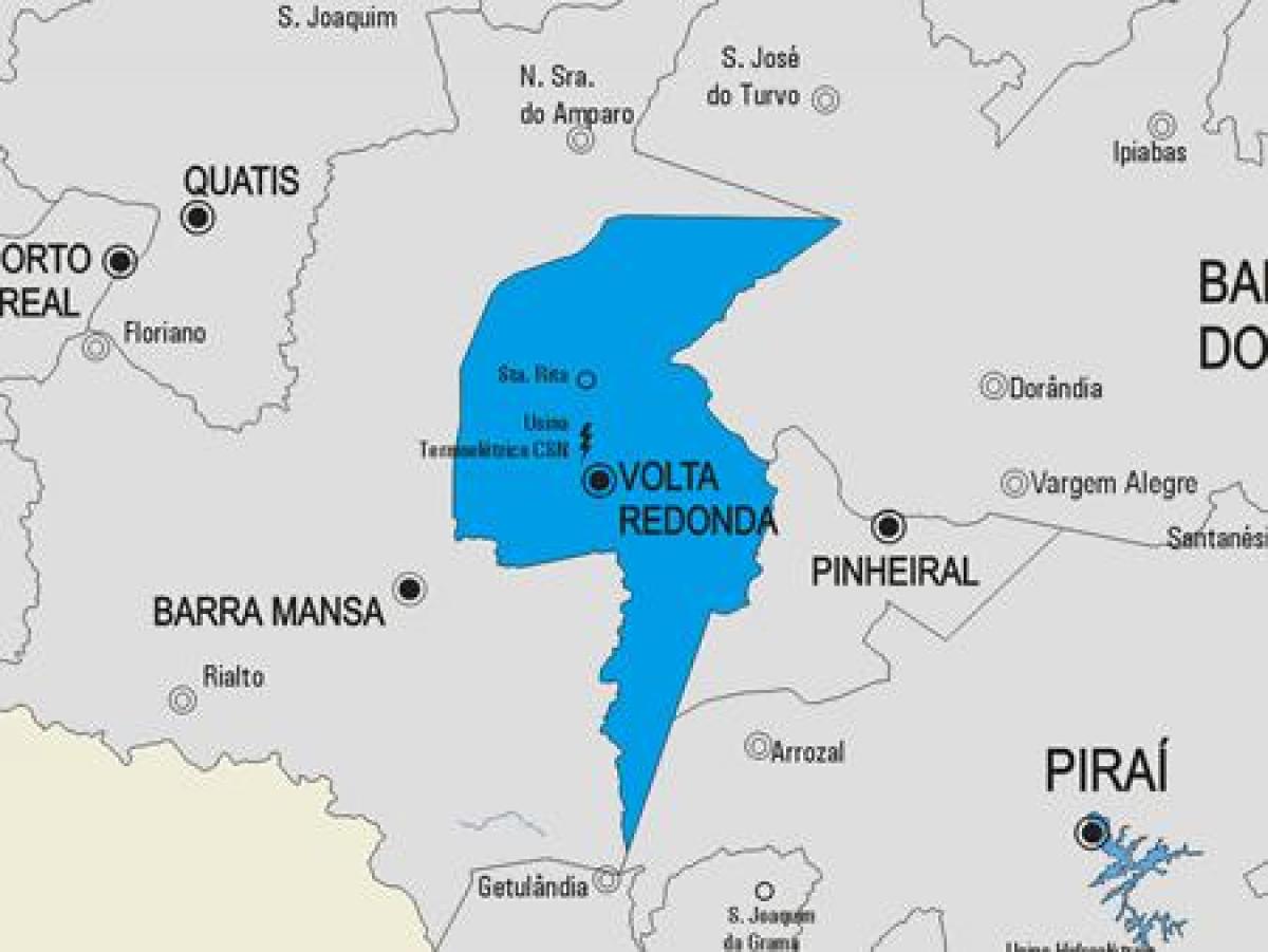 Térkép Vassouras önkormányzat