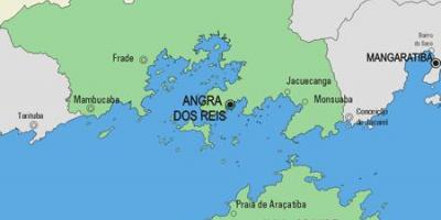 Térkép Angra dos Reis önkormányzat