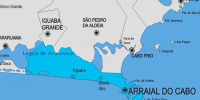 Térkép Arraial do Cabo önkormányzat
