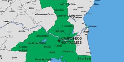 Térkép Carapebus önkormányzat