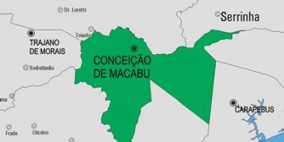 Térkép Conceição de Macabu önkormányzat