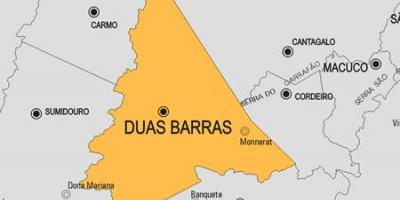 Térkép Duas Barras önkormányzat