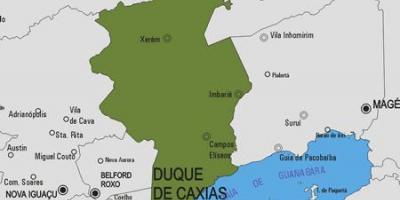 Térkép Duque de Caxias önkormányzat