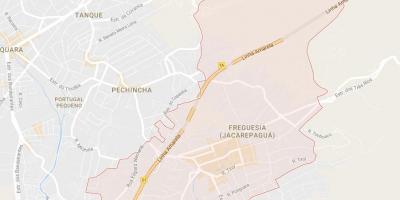 Térkép Freguesia de Jacarepaguá