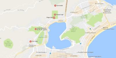 Térkép Lage park