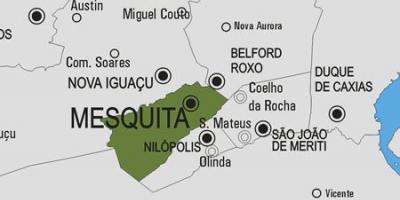 Térkép Mesquita önkormányzat