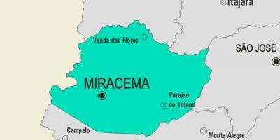 Térkép Miracema önkormányzat