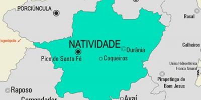 Térkép Natividade önkormányzat