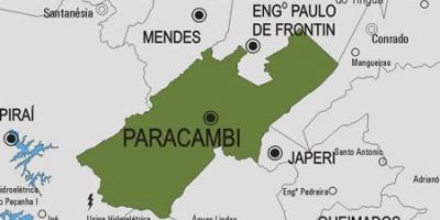Térkép Paracambi önkormányzat