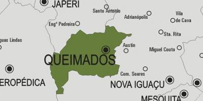 Térkép Queimados önkormányzat