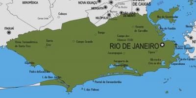 Térkép Rio Bonito önkormányzat