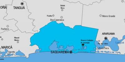 Térkép Saquarema önkormányzat
