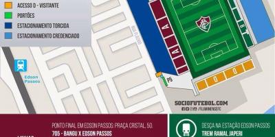 Térkép stadion Giulite Coutinho