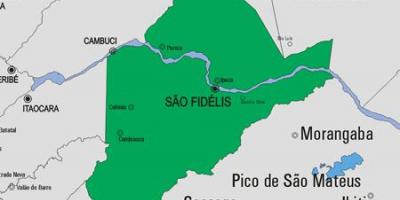 Térkép São Francisco de Itabapoana önkormányzat