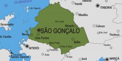 Térkép São Gonçalo önkormányzat