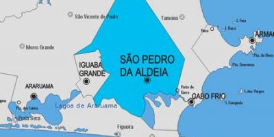 Térkép São Pedro da Aldeia önkormányzat