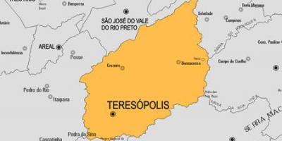 Térkép Teresópolis önkormányzat