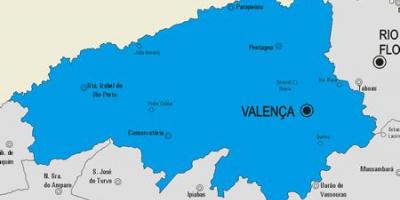 Térkép Valença önkormányzat