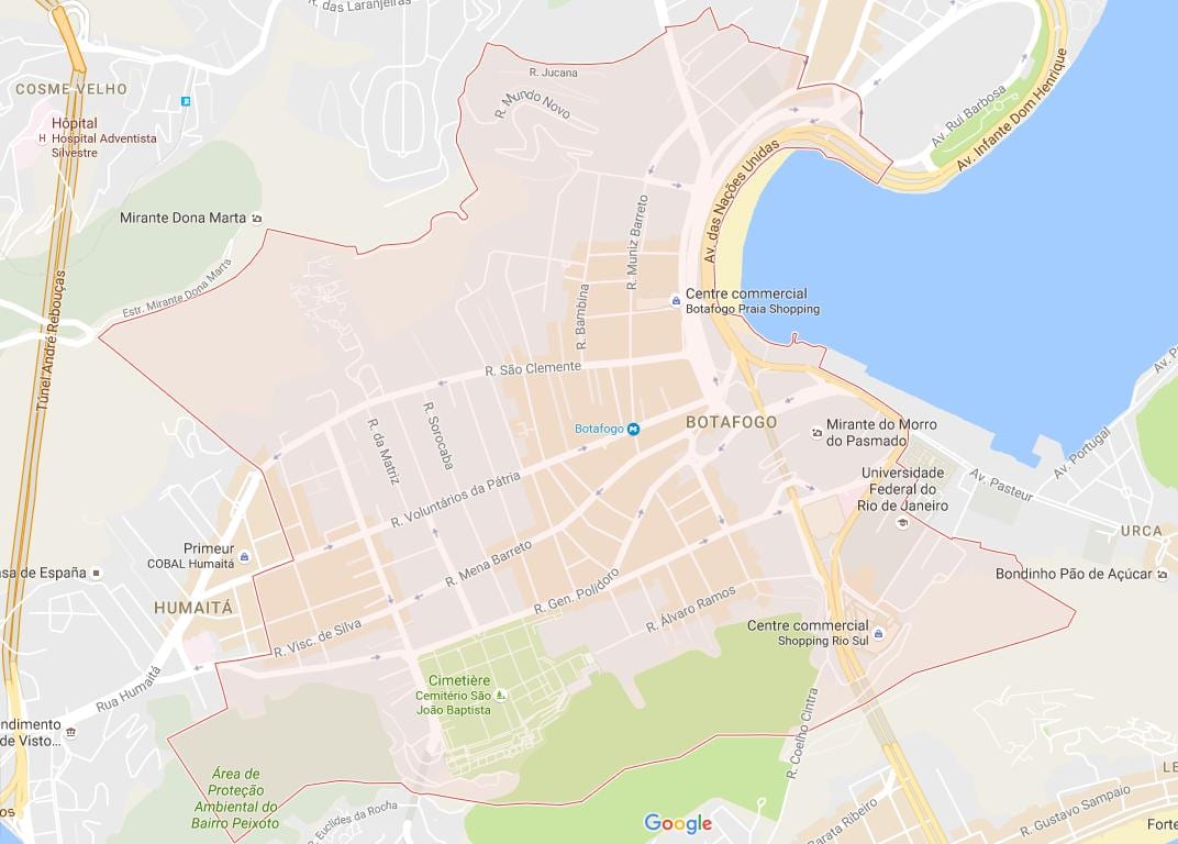 Térkép a Botafogo