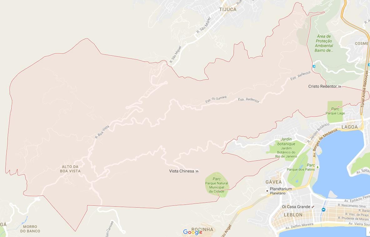 Térkép Alto da Boa Vista