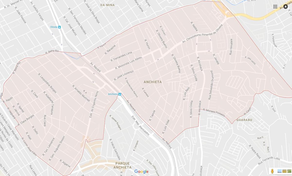 Térkép Anchieta
