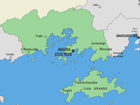 Térkép Angra dos Reis önkormányzat