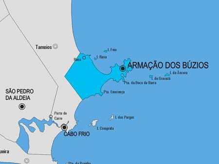 Térkép Armação dos Búzios önkormányzat