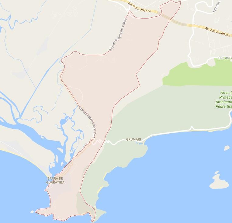 Térkép Barra de Guaratiba