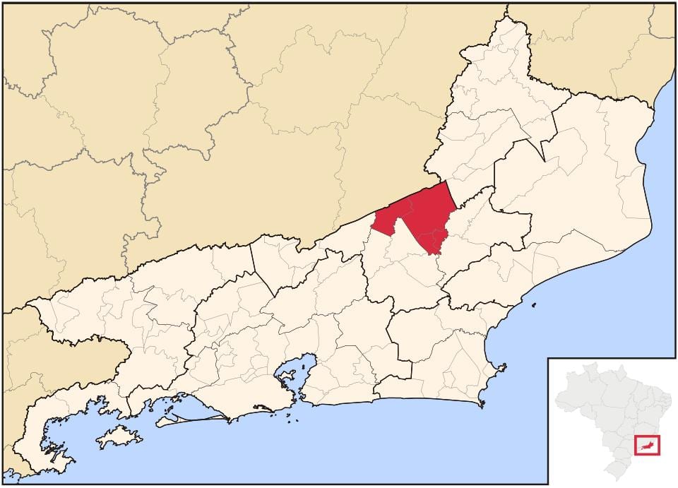 Térkép Cantagalo-Cordeiro